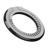 rain zone锌合金magsafe磁吸手机指环扣磁吸支架适用于苹果华为vivo小米oppo三星一加 黑色 magsafe磁吸指环-环形铁片x1