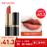 露华浓（Revlon）丽采保湿滋润唇膏女士哑光黑管口红女士不掉色美妆化妆品女彩妆 750#甜蜜珊瑚红（奶油质地）