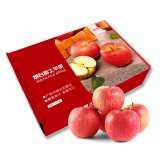 京鲜生 山东栖霞红富士苹果精品12粒 单果190g-240g  水果礼盒
