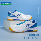 YONEX尤尼克斯YY羽毛球鞋防滑男女运动鞋 SHB101CR 清凉透气网面球鞋 SHB101CR白蓝 男女同款 36码