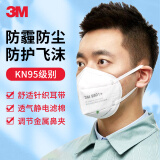 3M 针织带防沙尘防尘防雾霾防花粉风沙粉尘PM2.5 KN95 9501+ 20只/盒  两片独立装 男女防护耳戴式口罩