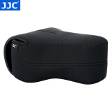 JJC 相机内胆包 保护收纳套 适用于佳能单反200D二代R6II R8 90D 5D3索尼A7M3/R4尼康ZF D7200 Z7II OC-MC3BK加大号 黑色