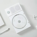 TINYL SPLIT可分体cd机播放器一体机音响发烧级hifi桌面复古蓝牙专业纯无损音乐唱片机碟光盘专辑随身听 白色
