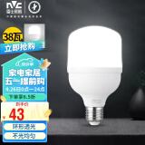雷士照明（NVC）LED灯泡球泡节能E27螺口家用商用大功率照明灯光源38瓦白光