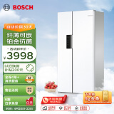 博世（BOSCH）【云朵白】502升超薄可嵌入式变频大容量风冷无霜对开双开门家用冰箱BCD-502W(K1EA50209C)