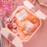 TaTanice礼品盒 母亲节礼物包装盒生日礼物盒空盒伴手礼盒 八角礼盒粉色