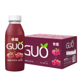 依能GUO 红葡萄+覆盆子果汁 复合味饮料 350ml*15瓶 婚礼礼盒整箱装