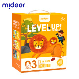 弥鹿（MiDeer）儿童进阶拼图玩具早教进阶纸质大块拼图3-4岁3阶-自然景色