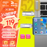 爱国者（aigo）128GB USB3.2 Type-C双U口 高速固态U盘 U393 读520MB/s 写420MB/s 手机U盘 狂飙移动固态硬盘