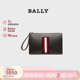 巴利（BALLY）情人节礼物送男友男士皮革红白条纹手提包手拿包 6302464