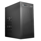 长城（Great Wall）天工1黑色电脑机箱（MATX小主板/0.8MM厚钢板/12CM风扇位/U3/双3.5吋硬盘位/NAS存储佳选）