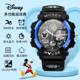 迪士尼（Disney）儿童手表男孩防水夜光运动电子表男童初中学生手表礼物 80008-1