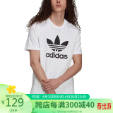 阿迪达斯 ADIDAS 三叶草 男子 TREFOIL T-SHIRT 运动 T恤 H06644 L码