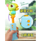 新品互动声光录音鸟模仿电动复读抖音乐礼物会说话儿童玩具 互动声光