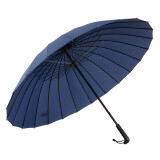 美度（MAYDU）防风雨伞直杆男士商务24骨超大防风长柄晴雨两用雨伞 M5005蓝色