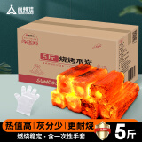 尚烤佳（Suncojia） 烧烤碳 无烟木炭 果木炭 火锅炭 空心木碳 取暖燃烧5斤 含引火块