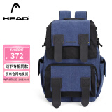 海德（HEAD）双肩包男女15.6英寸笔记本电脑包酷帅书包大容量摄影包骑行背包