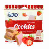 Lipo草莓味面包干260g 越南进口  休闲零食