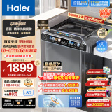 海尔（Haier）波轮洗衣机全自动 高效精华洗 10公斤 直驱变频 HP电离除菌 瀑布式水流 以旧换新EB100B37Mate5