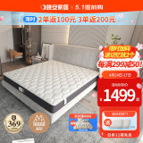 晚安（goodnight）WGD62天然乳胶床垫面拆可视乳胶床垫软硬单双人两面可用弹簧床垫 1.8米*2米 图片色