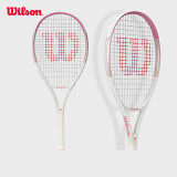 Wilson威尔胜女子轻量大拍面舒适粉白休闲网球拍BURN PINK   WR087910U2
