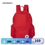 匡威（Converse）儿童书包新款双肩包经典款大容量男女童旅行学生潮牌包包成人通用 学院红 M