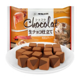 高岗（Takaoka） 日本原装进口 生巧克力 松露形巧克力袋装 多口味休闲零食糖果 焦糖味 袋装 140g （约28颗）