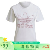 阿迪达斯 （adidas）Adidas阿迪达斯三叶草女装夏季运动短袖T恤H20469 H20469 XS 