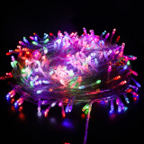 多美忆彩灯串新年装饰春节龙年过年室内外星星氛围灯带彩色20米200灯