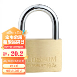 梅花（BLOSSOM）铜挂锁 防水防锈家用锁具 宿舍挂锁柜门锁 防盗窗锁头55mm（076）