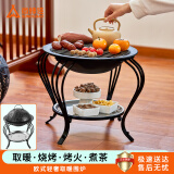 尚烤佳（Suncojia）取暖炉 围炉煮茶 烤火盆 庭院烧烤炉 无烟木炭烤火盆 室内碳火炉
