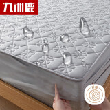 九洲鹿防水床笠加厚夹棉床罩1.8x2米亲肤可水洗床笠罩床垫保护套
