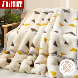 九洲鹿家纺 拉舍尔毛毯冬季 3.6斤150x200cm千罗万象