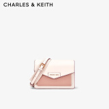 CHARLES&KEITH包包女包单肩包斜挎包信封包女CK2-80680780-1 Light Pink浅粉色 S