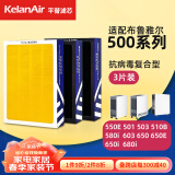 可蓝（KelanAir）适配布鲁雅尔blueair空气净化器滤芯滤网 复合型/新国标/NGB 适用503/510B/550E/580i 复合滤网