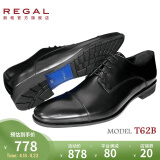 REGAL丽格商务正装鞋三接头皮鞋缝制鞋婚鞋德比鞋男士皮鞋男T62B BJP(黑色/日本进口牛皮革) 43