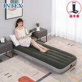 INTEX 64106W单人充气床垫 露营户外防潮垫家用陪护午睡打地铺折叠床