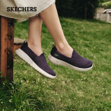 斯凯奇（SKECHERS）时尚浅口单鞋健步鞋124090 深紫色DKPR 35 