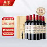 圣芝（Suamgy）G620圣爱美隆AOC干红葡萄酒 750ml*6瓶 整箱木箱装  法国进口红酒
