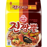 不倒翁韩国进口 海鲜拉面130g*4袋 韩式拉面方便速食泡面 袋煮面