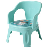 日康 叫叫椅儿童发声椅卡通小板凳宝宝训练练习座椅加厚防滑靠背椅子 蓝色椅子【图案随机】