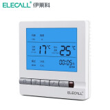 伊莱科（ELECALL）中央空调液晶温控器风机盘管可调温控器控制器控制开关面板 两管制EK8805FB(不带遥控功能)