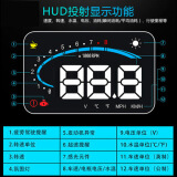 适用于本田hud抬头显示缤智xrv冠道urv改装obd高清数字时速显示器 obd