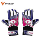 维克利奥VICLEO 守门员手套足球门将成人带护指手套V321560 紫色/黑色 9号