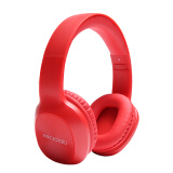 麦博 Microlab Q50 头戴式蓝牙耳机 立体声 音乐耳机 重低音耳机 手机无线耳麦 支持插卡 红色