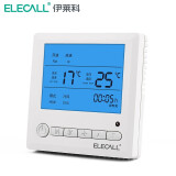 伊莱科（ELECALL）中央空调液晶温控器风机盘管可调温控器控制器控制开关面板 两管制EK8603FB(不带遥控功能)