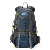 TFO户外双肩包 休闲登山包 大容量旅行背包 电脑收纳包旅游装备50L包 深蓝色 50L