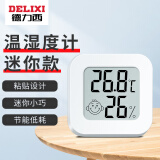 德力西（DELIXI）电子温度计车载家用室内婴儿房数显高精度温湿度计壁挂式DM-1009