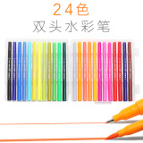 48色绘画套装儿童幼儿园小学生用彩色涂鸦画画笔美术24色手绘36色粗