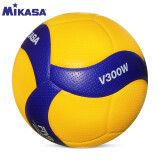 MIKASA 米卡萨排球5号比赛沙滩青少年学生排球PU材质排球室内外通用排球 V300W